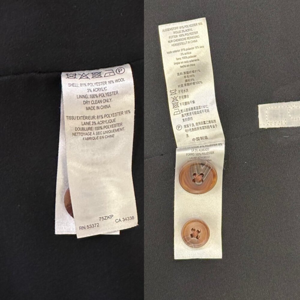 French Connection Houndstooth Check Collarless Cr… - image 15